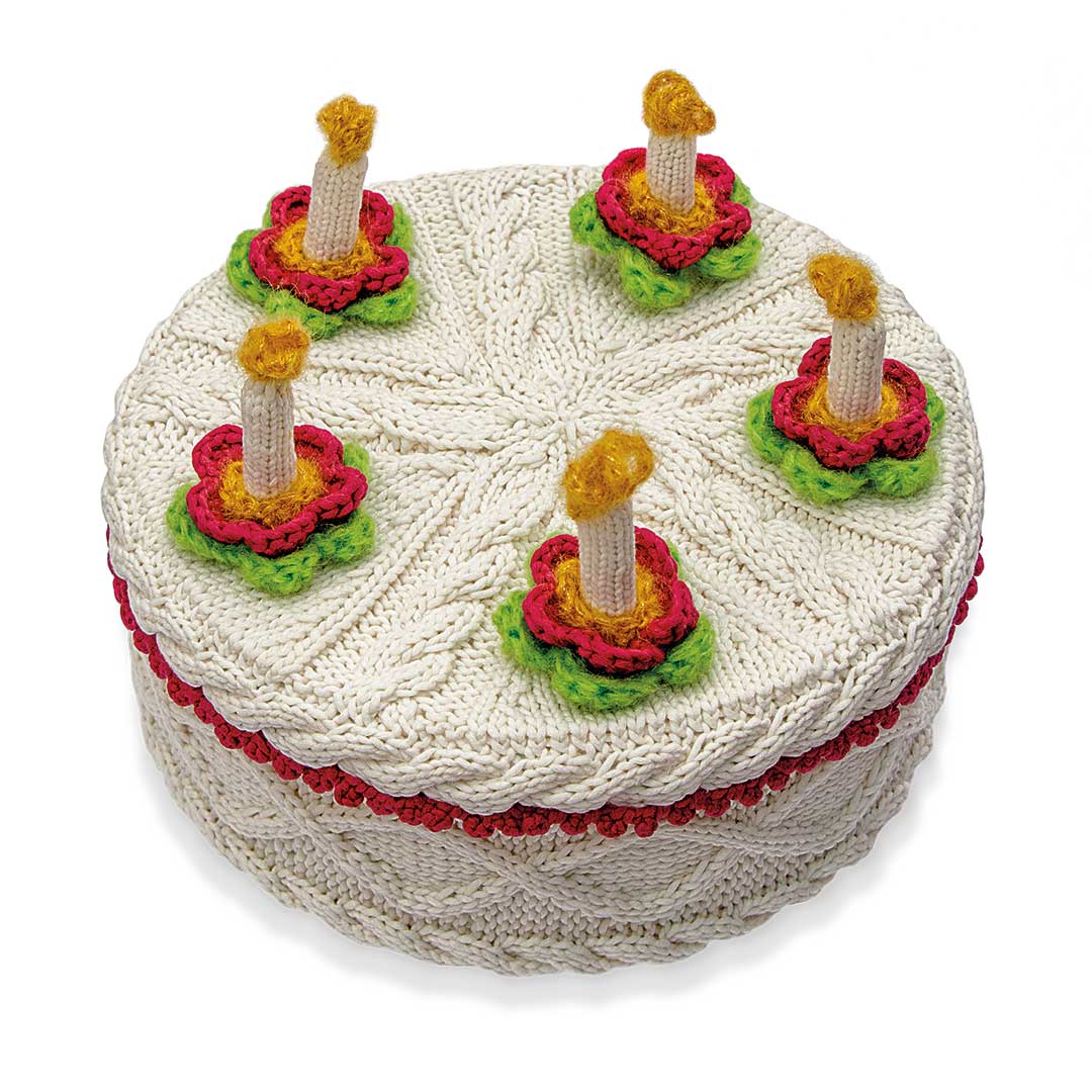 Purpur Wolle Torte 40 Jahre Jubiläum